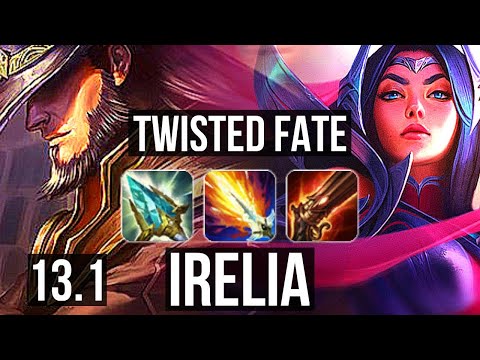 TF vs IRELIA (MID) | Rank 1 TF, 2/0/11 | EUW Grandmaster | 13.1