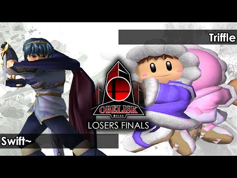 Melee: Swift~ (Marth) V HOF | Triffle (Ice Climbers) - Obelisk 60 Tournament SSBM