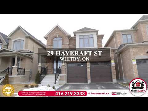 FOR SALE 🏠  DETACHED HOME IN WHITBY ON | 4 BED |  3 BATH |  2+2 PARKING - 29 Hayeraft St, Whitby, ON