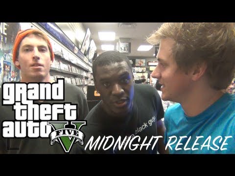 Grand Theft Auto 5 Midnight Release!!