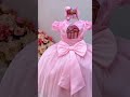 Vestido Infantil Rosa Claro C/ Renda e Aplique de Flores