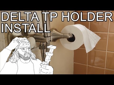 How to Install a Delta "PHOEBE" Toilet Paper Roll Holder