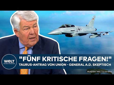 Video Thumbnail: PUTINS KRIEG: Neuer Taurus-Antrag von Union chancenlos? "Gibt Absprache mit USA!" General a.D.
