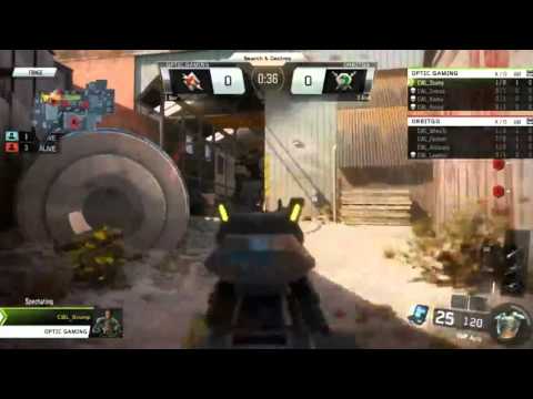 OpTic Scump - 1V4 Round 1 SnD Clutch (ACE) Vs Orbit - Call Of Duty World League Qualifier BO3