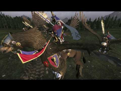 Total War Warhammer Mechanics - Royal Hippogryph Knights Testing