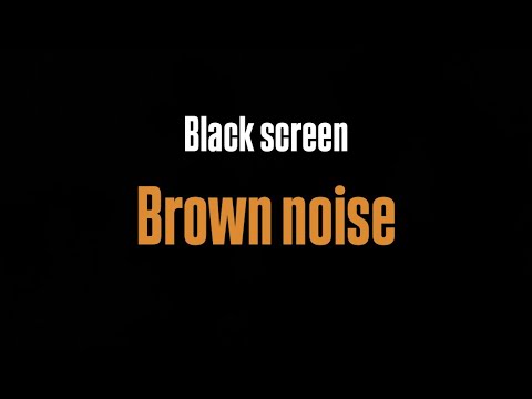 Brown Noise for Sleep 🌙 | 7.5 Hours of Deep Relaxation