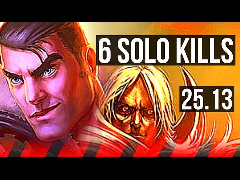 JAYCE vs VLADIMIR (TOP) | 68% winrate, 6 solo kills, Godlike | KR Master | 25.13