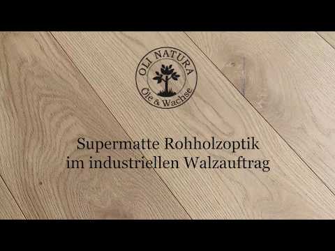 Supermatte Rohholzoptik mit OLI-NATURA im industriellen Walzauftrag