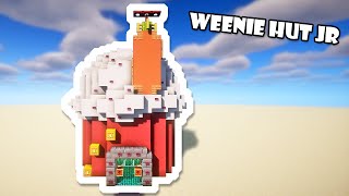 How To Build Weenie Hut Jr in Minecraft!