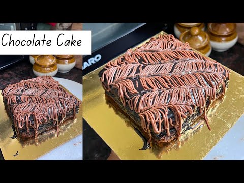 Simple chocolate ganache cake recipe | Super moist chocolate cake 