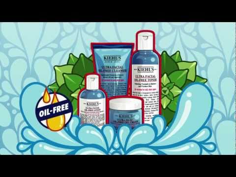 A coleção Ultra Facial 3-Step Oil-Free da Kiehl's!