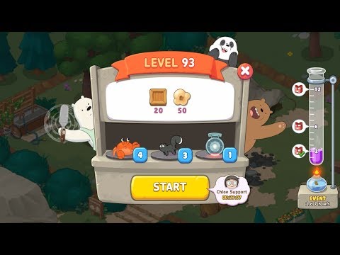 We Bare Bears Match3 Repairs Level 93 HD 1080p