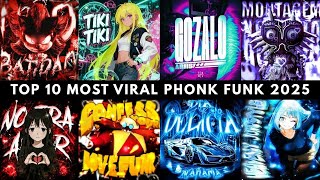 Download lagu TOP 10 MOST VIRAL PHONK/FUNK 2025 🎵 mp3