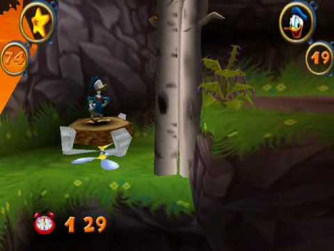 Playthrough: Donald Duck - Goin' Quackers 08 - Duckie Mountain - Dangerous Cliff (Time Attack)