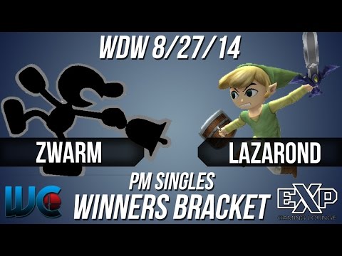 WDW 8/27/14 - Zwarm (Game and Watch) vs. Lazarond (Toon Link) PM Singles Bracket