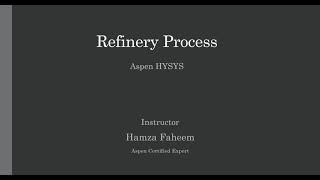 Introduction and Crude Oil Pre-Heating || Refinery Process Video 01