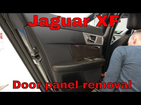 How to remove the door panel Jaguar XF