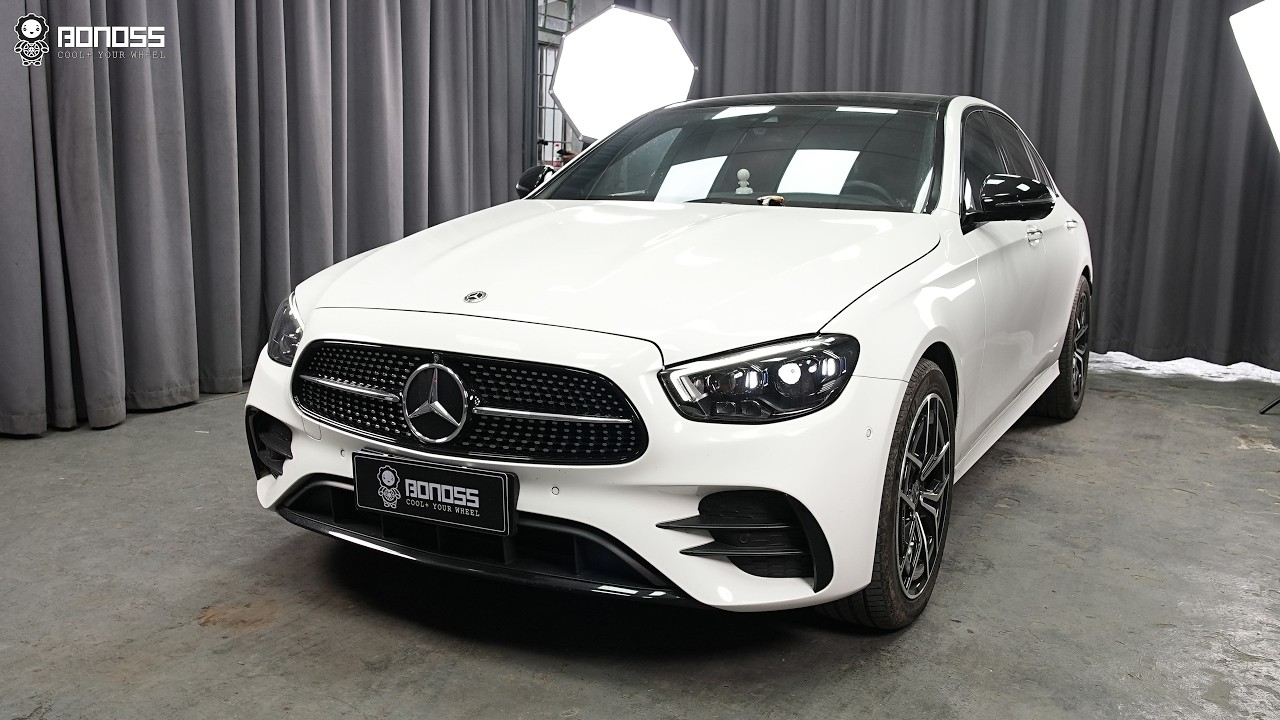 Best Fitment for 2021 Mercedes-Benz E300 BONOSS Wheel Spacers Front 15mm Rear 12mm Before and After