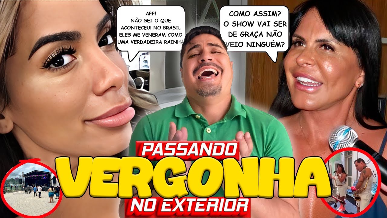 ARTISTS BEING EMBARRASSED ABROAD