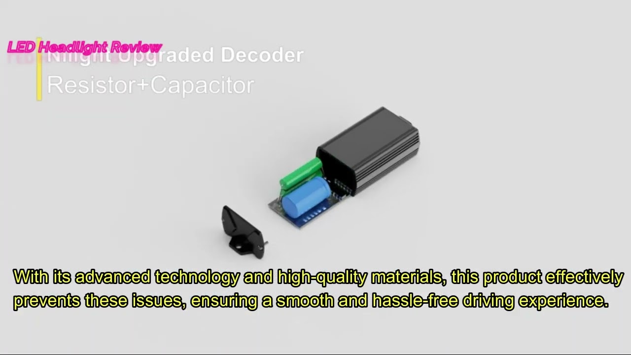 Nilight H49003 LED CANbus Decoder Installation Guide Solve Flickering Headlight Issues Easily