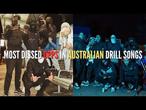 AUSTRALIAN DRILL | Most Dissed Opps In Songs ft. Baitface3z, LF70, OPK [Pt. 1]