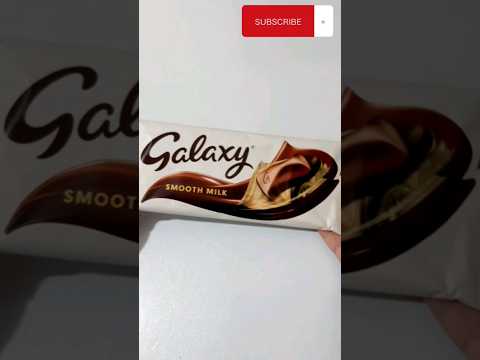 Eating Galaxy smooth milk chocolate 🍫 😋