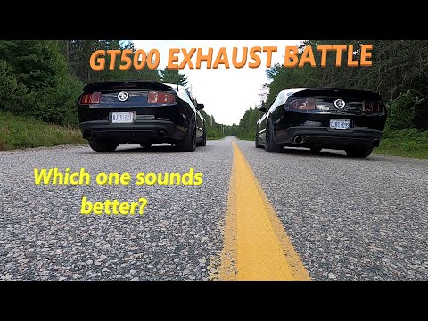 GT500 Exhaust battle: American Racing/StainlessWorks vs Kooks/Borla