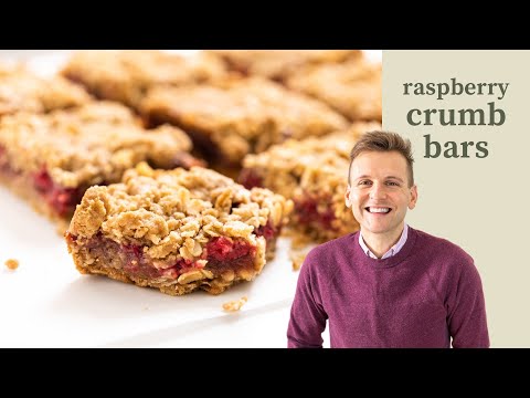 Raspberry Crumb Bars