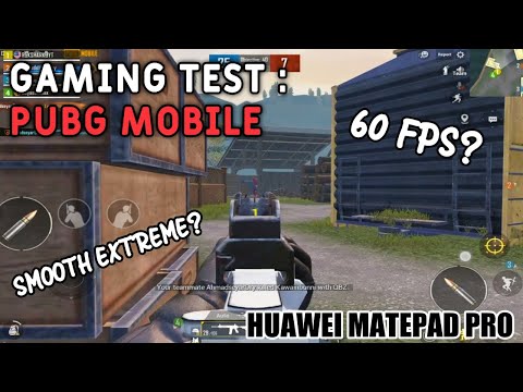 GAMING TEST! PUBG MOBILE ON HUAWEI MATEPAD PRO