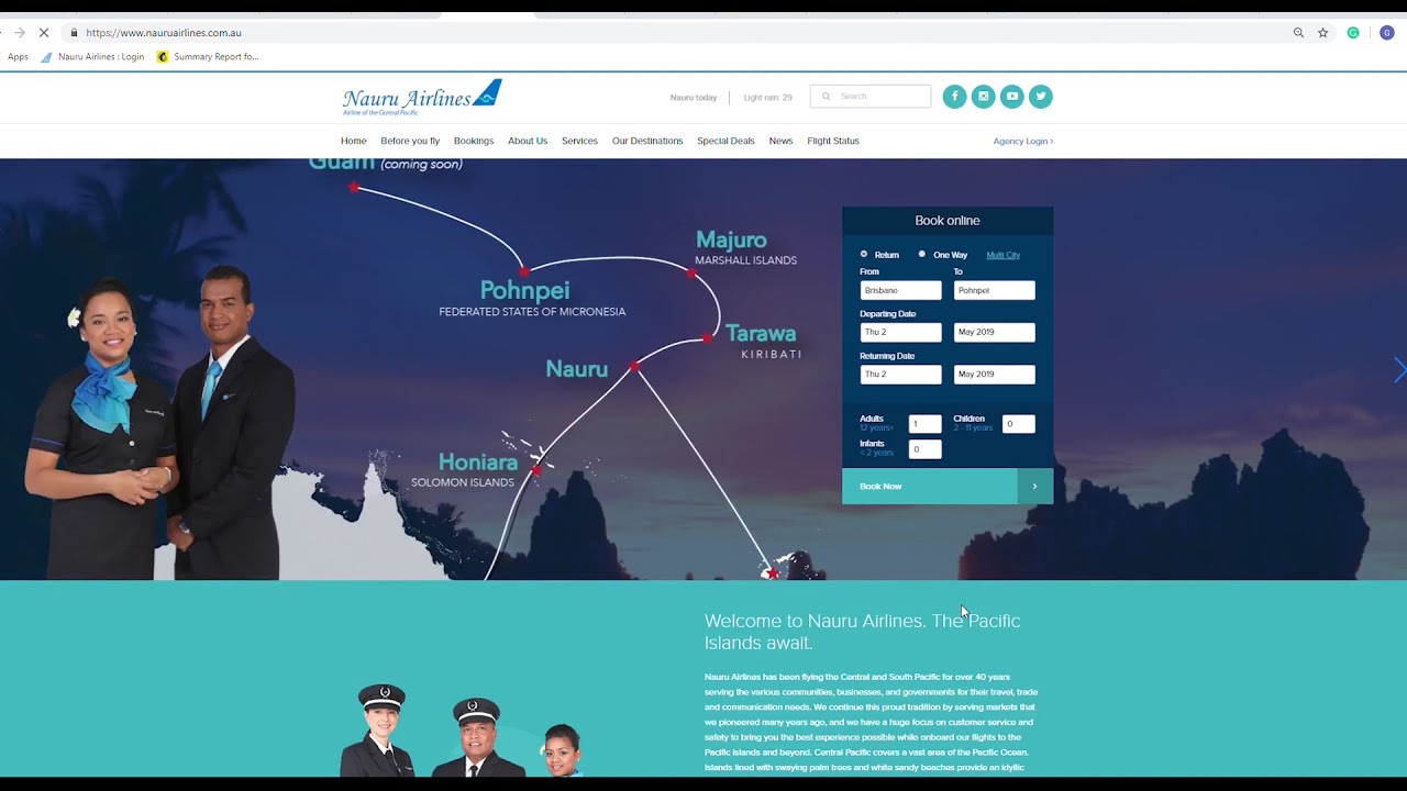 Nauru Airlines Business Lounge