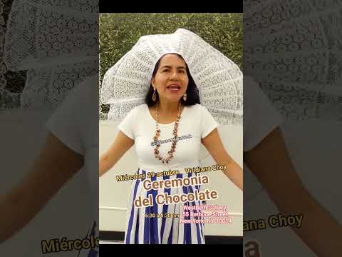 Ceremonia del Chocolate: Viridiana Choy, Miércoles 29 octubre (10-14-25)