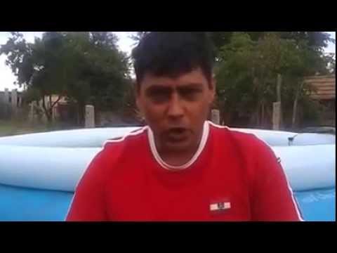 Zsanett ötkor a szökőkútnál! Video