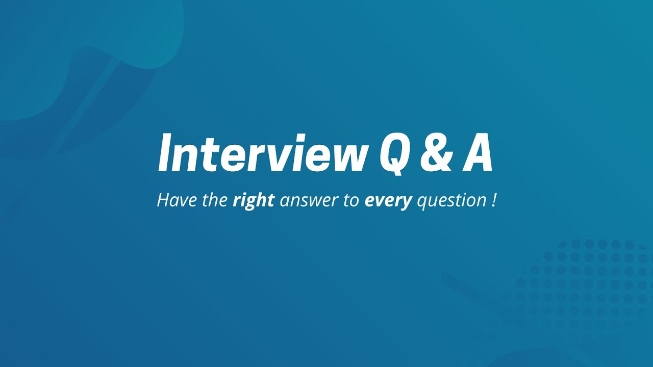 Interview Q&A : Product Explainer Video
