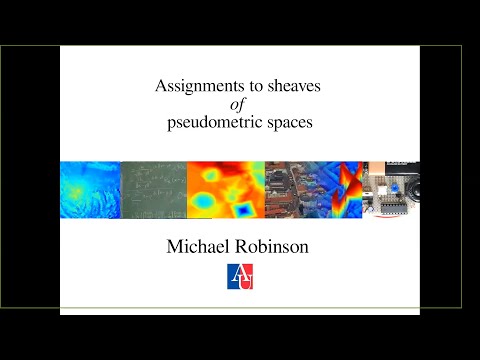 Michael Robinson: Assignments to sheaves of pseudometric spaces
