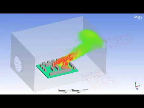 CFD Analysis of Printed Circuit Board (PCB) Enclosure.