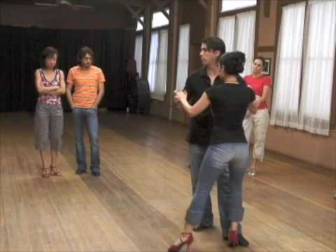 Giros de eje compartido-colgadas en paso lateral de molinete Parte 1