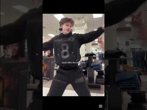 Noah Before vs After the Eliana Effect 😂💘 #trendingnow #noahrisling #curlyhair #youtubeshorts #fyp