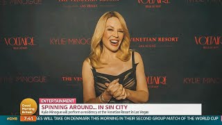 Kylie Minogue announces Las Vegas residency (Good Morning Britain 2023)