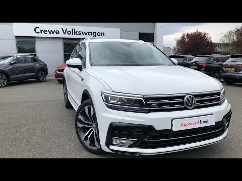 Approved Used Volkswagen Tiguan R-Line 2.0TDI DSG in Pure White - DE17LNM