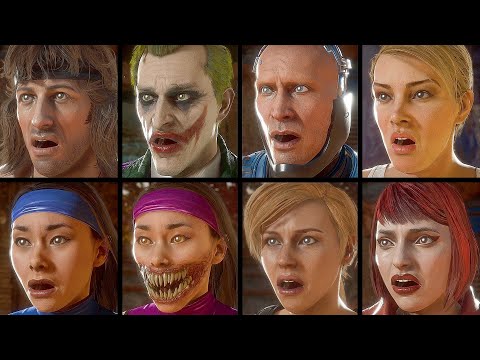 ALL Characters Reactions to Terminator Coming Back - MK 11@4K 60ᶠᵖˢ MAX Settings I RTX 4090✔