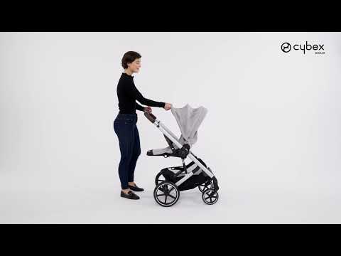 Cybex Balios S Lux Sky Blue + Aton S2 I-Size Bērnu Ratiņi 3in1