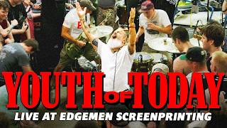 Youth of Today - Live at Edgemen Screenprinting (Full Set) | Tied Down Detroit 2026