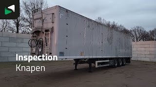 Semi-remorque &agrave; plancher mobile Knapen Trailers K100 90m3 Lifting Axle 10mm | Image 4 - Autoline