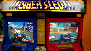 Namco's Awesome CYBER SLED Arcade Machine from 1993 - You NEVER See These Anymore...
