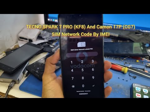 TECNO SPARK 7 PRO (KF8) And Camon 17P (CG7) SIM Network Code By IMEI