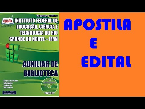 Apostila Auxiliar de Biblioteca Concurso IFRN 2015
