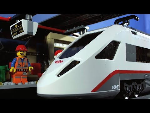 Vidéo LEGO City 60051 : Le train de passagers à grande vitesse