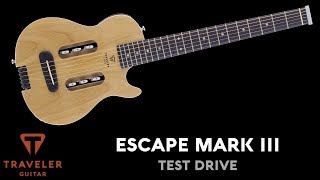 Escape Mark III Acoustic-Electric Travel Guitar w/ Gig Bag