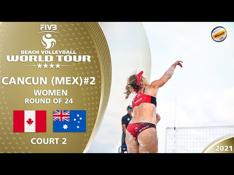 Bansley/Brandie vs. Clancy/Artacho del Solar - Women's R24 | 4* Cancun 2021 #2