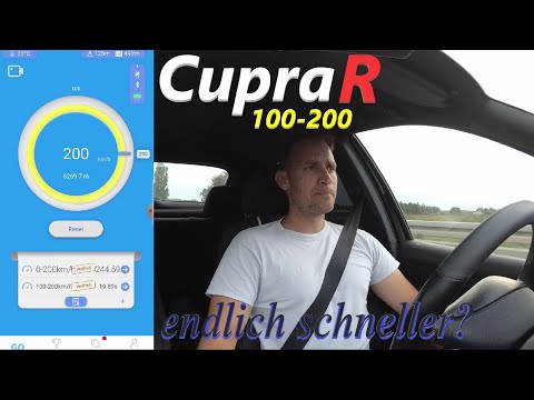 UPDATE 100-200 Km/h - dritter Versuch / Seat Leon Cupra R 1M